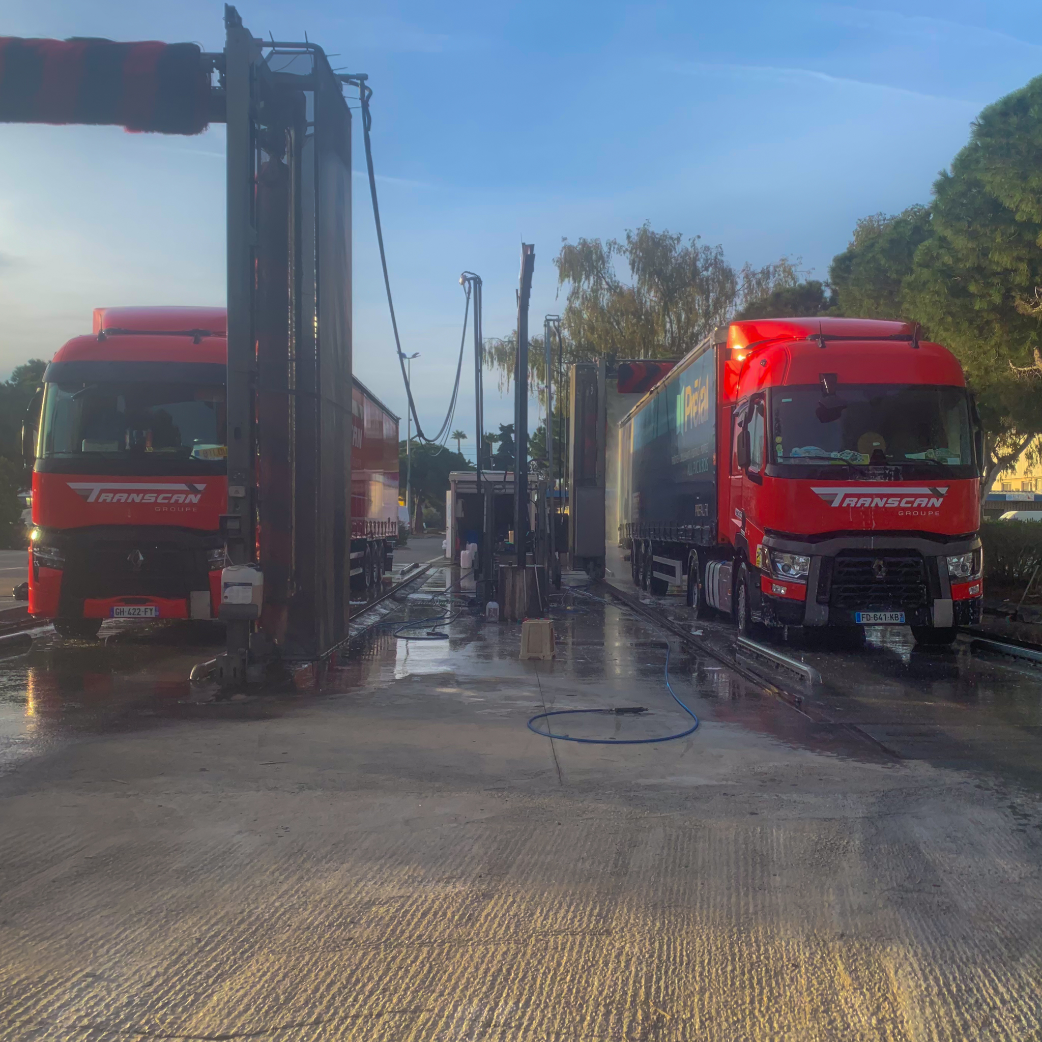 lavage camion